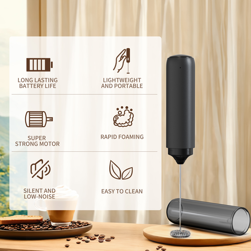 Kitchen Powerful Stirrer Milk  - огляд і ціна Electric Milk Frother Handheld