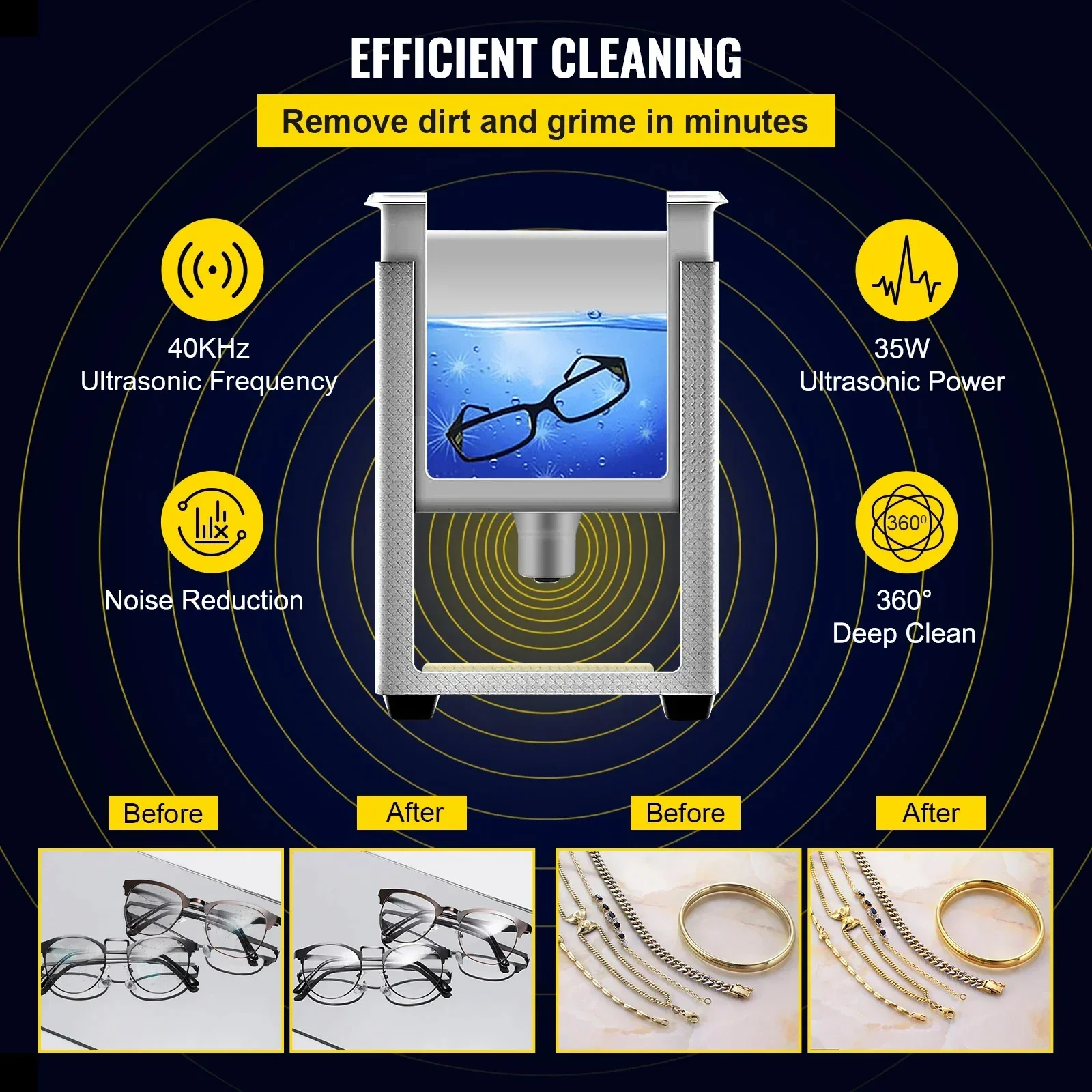 SIHAO Ultrasonic Cleaner Stain - огляд і ціна Home Appliances