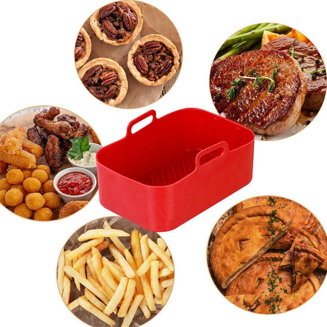 AirFryer Accessories Air Fryer - огляд і ціна Air Fryer Silicone Pot Liner