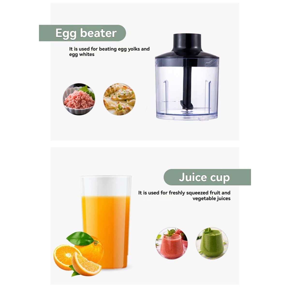 wilwill Electric Hand Blender  - огляд і ціна Immersion Hand Blender Set