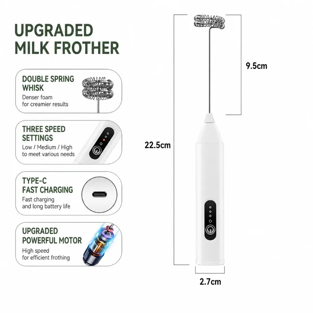 Milk Frother and Egg Beater El - огляд і ціна Electric Milk Frother Handheld