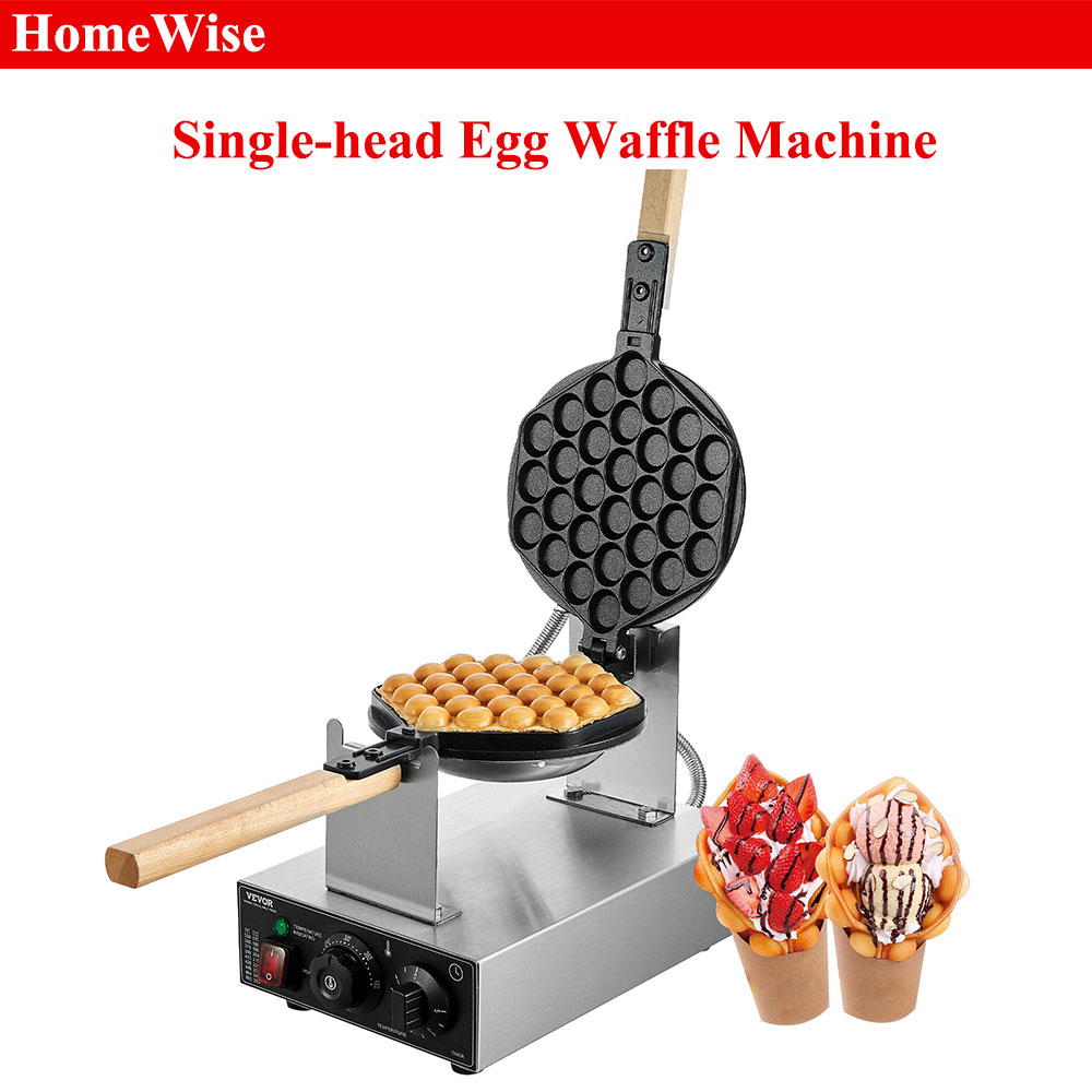 HomeWise Commercial Egg Bubble - огляд і ціна Mini Waffle Maker Machine