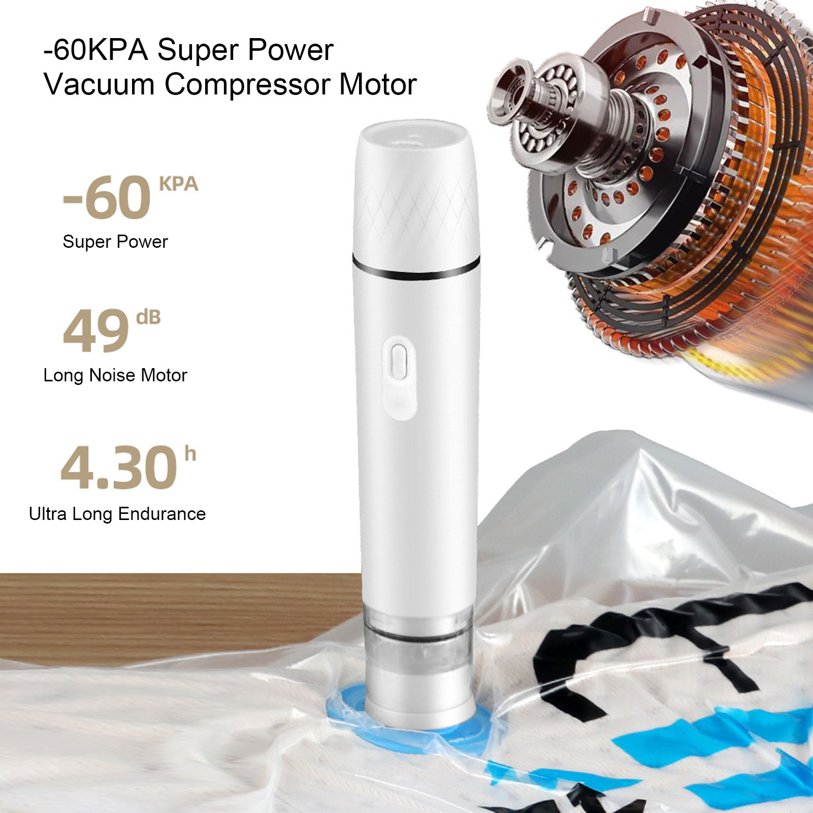 Electric Air Pump Handheld Vac - огляд і ціна Food Vacuum Sealer Machine