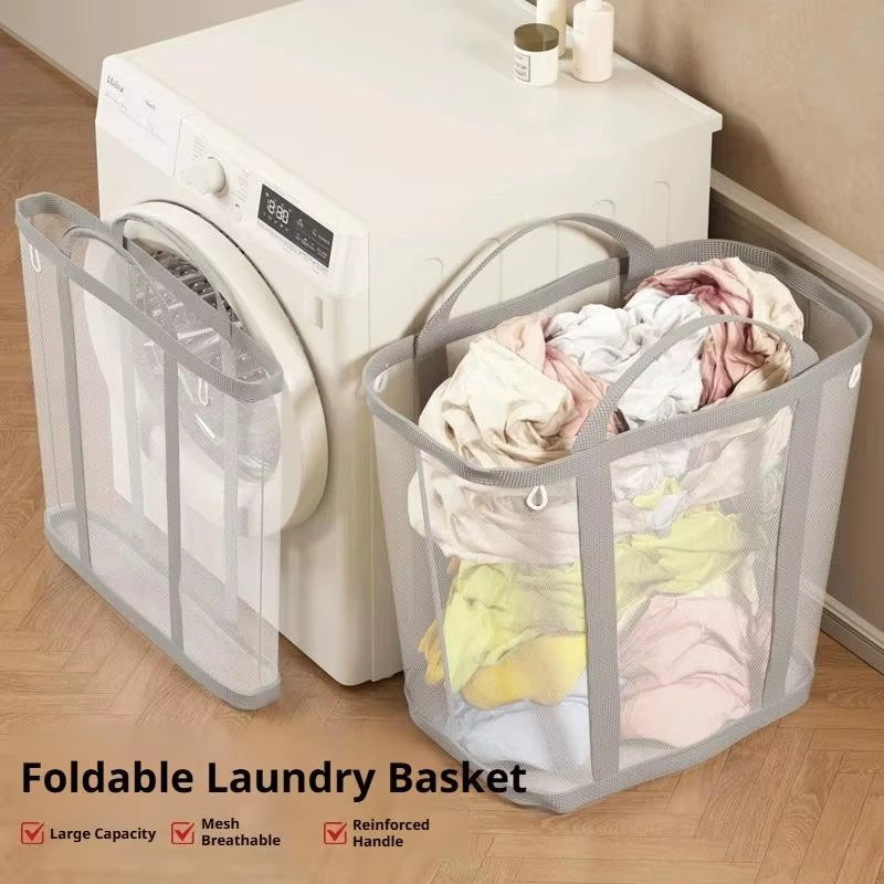 Mesh Laundry Basket Nylon With - огляд і ціна Laundry