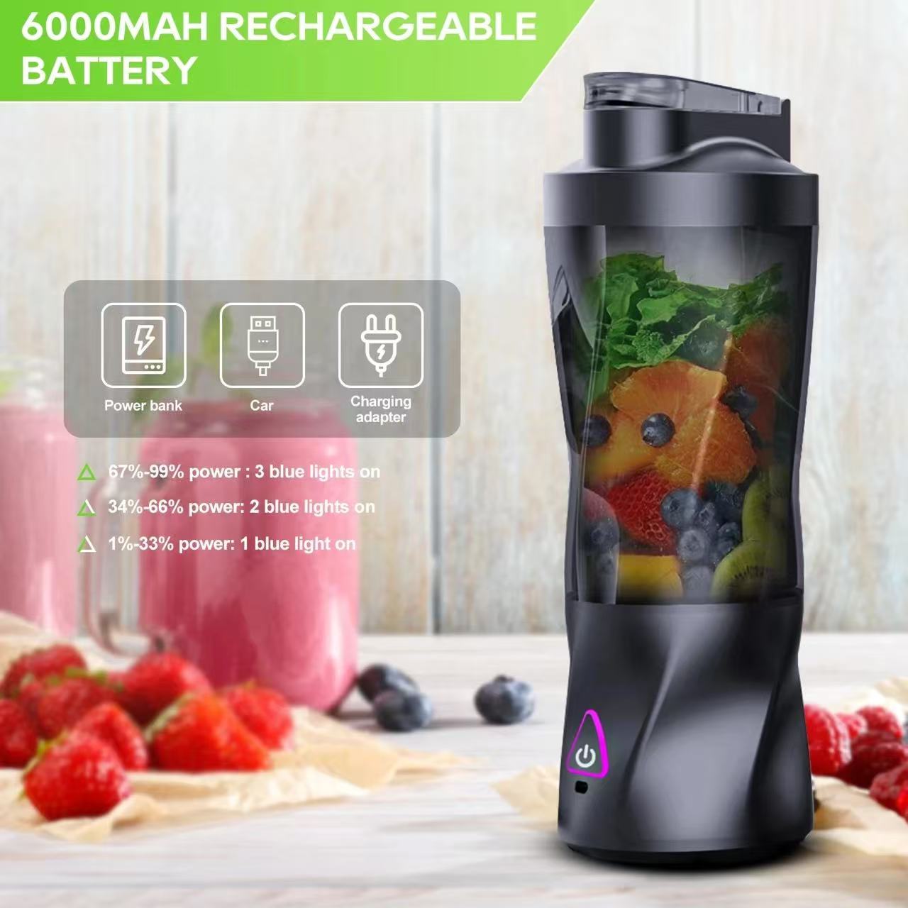 Portable Electric Juicer Blend - огляд і ціна Portable Blender Usb Rechargeable