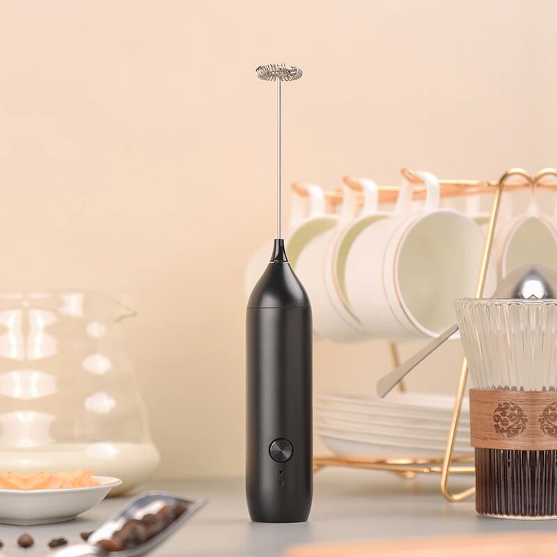 Electric Milk Frother Coffee F - огляд і ціна Portable Blender Usb Rechargeable
