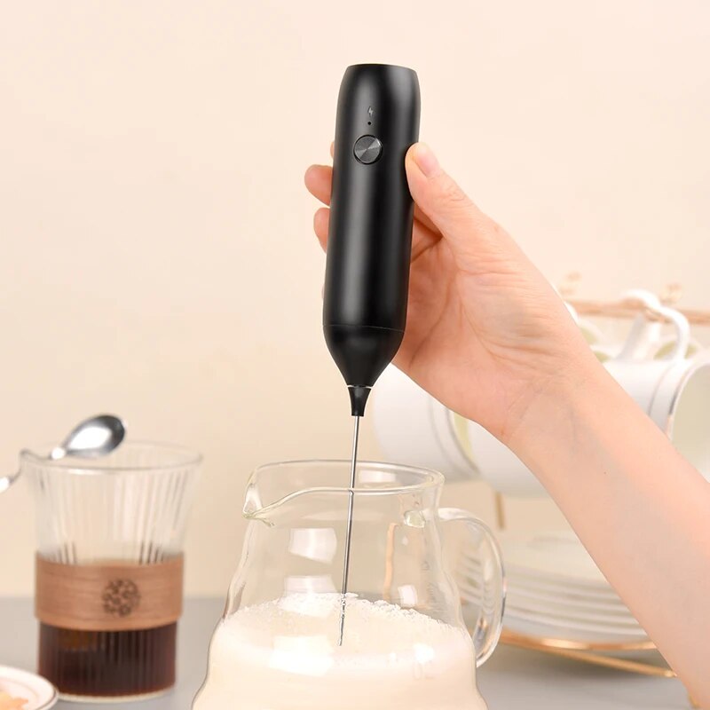 Electric Milk Frother Coffee F - огляд і ціна Portable Blender Usb Rechargeable