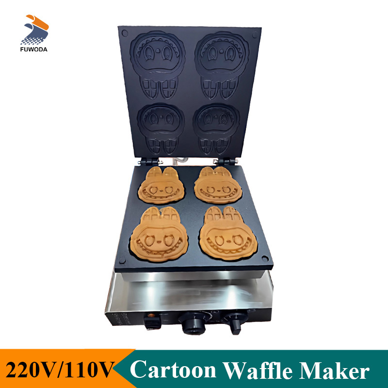 Professional Cartoon Shape Waf - огляд і ціна Mini Waffle Maker Machine