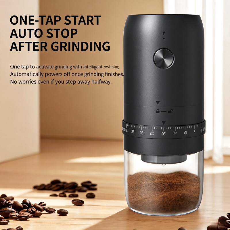 Portable USB Electric Cafeteir - огляд і ціна Coffee Bean Grinder Electric