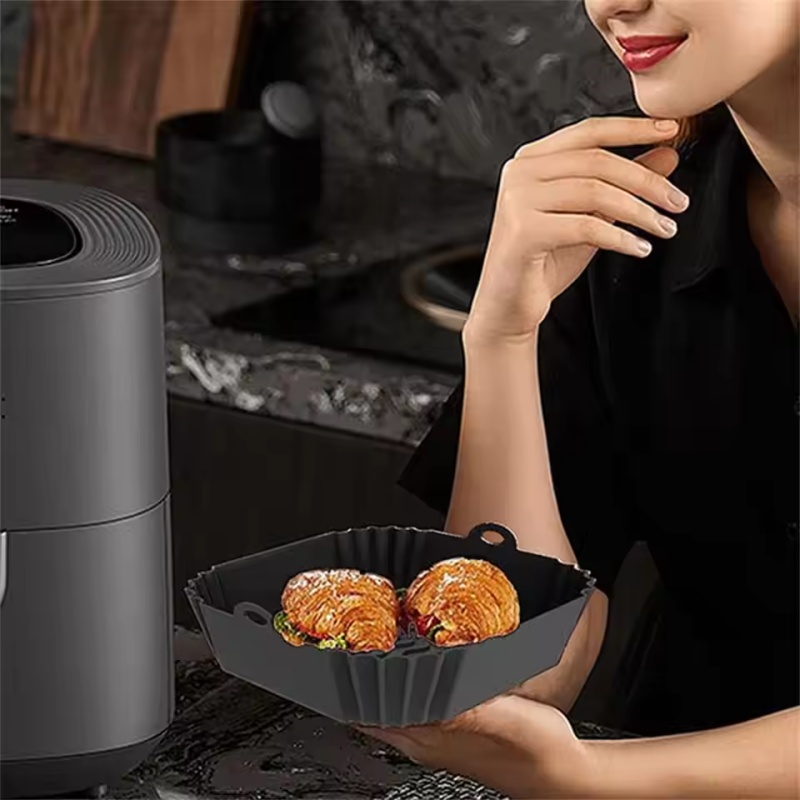 1pc Silicone Air Fryer Pot Tra - огляд і ціна Air Fryer Silicone Pot Liner
