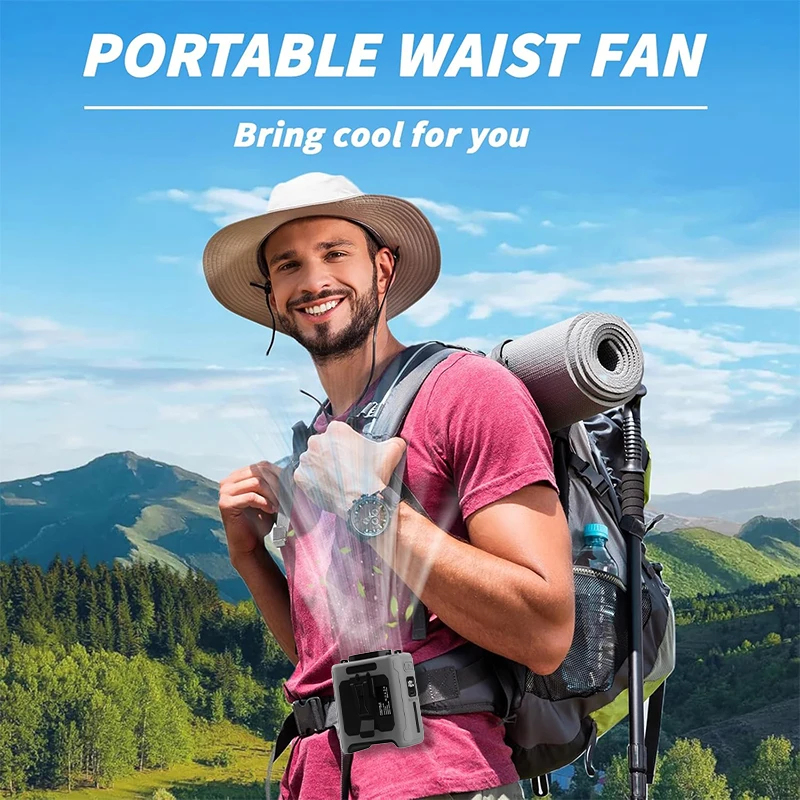 Waist Fan with Power Bank 5 Sp - огляд і ціна Portable Blender Usb Rechargeable